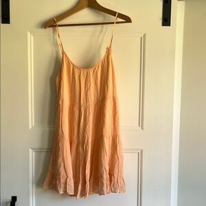 Aritzia Tahlula Peach Dress